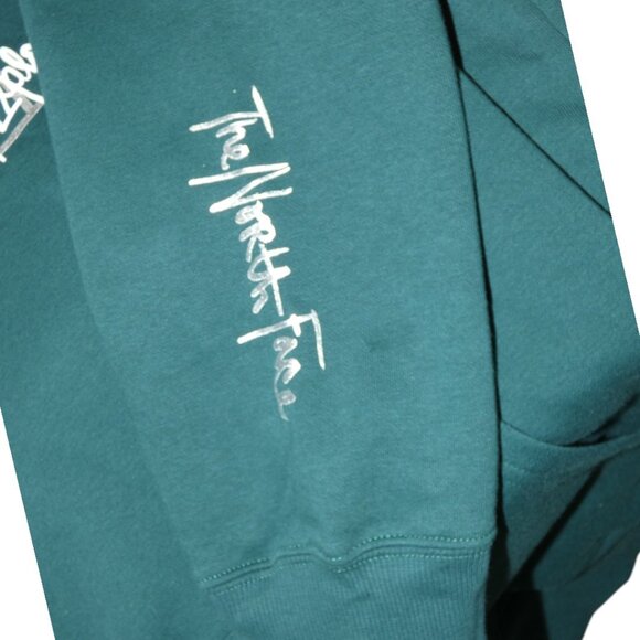 NWT The North Face Ponderosa Green Silver Glacier Hoodie Womens XL - Picture 5 of 9